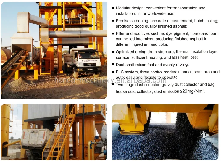 Asphalt Equipment Lb1000 Stationary Ready Mixed Bitumen Cold Mix