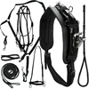 WORKING HARNESS SETS WITH COLLAR AND HAMS RIVETS DECORATION HEAVY DUTY TYPE