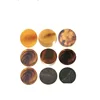 High quality real buffalo horn button with color