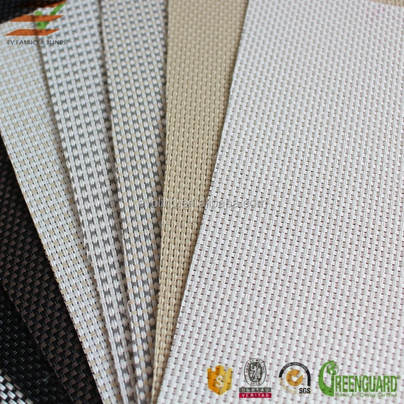 Pvc And Polyester Material Window Solar Shade 5 Openness Sunscreen