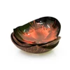 Flower pattern lacquer coconut bowl healthy eating