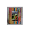 Multi colourbar code Bone Photo Frame available in other colours and shades