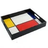 Pacific connections mondrian lacquer wood serving tray table made in vietnam