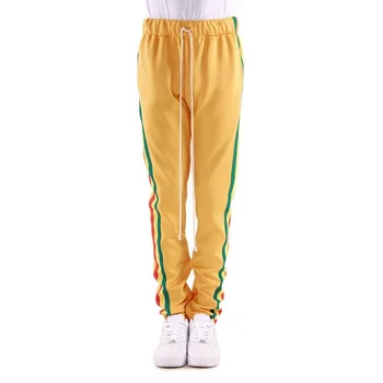 rainbow stripe track pants