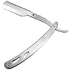 Refined silver color stainless steel double hollow ground Shaving Razor