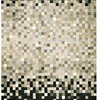 Rain Grey Leather Patchwork Handmade Indian Carpet
