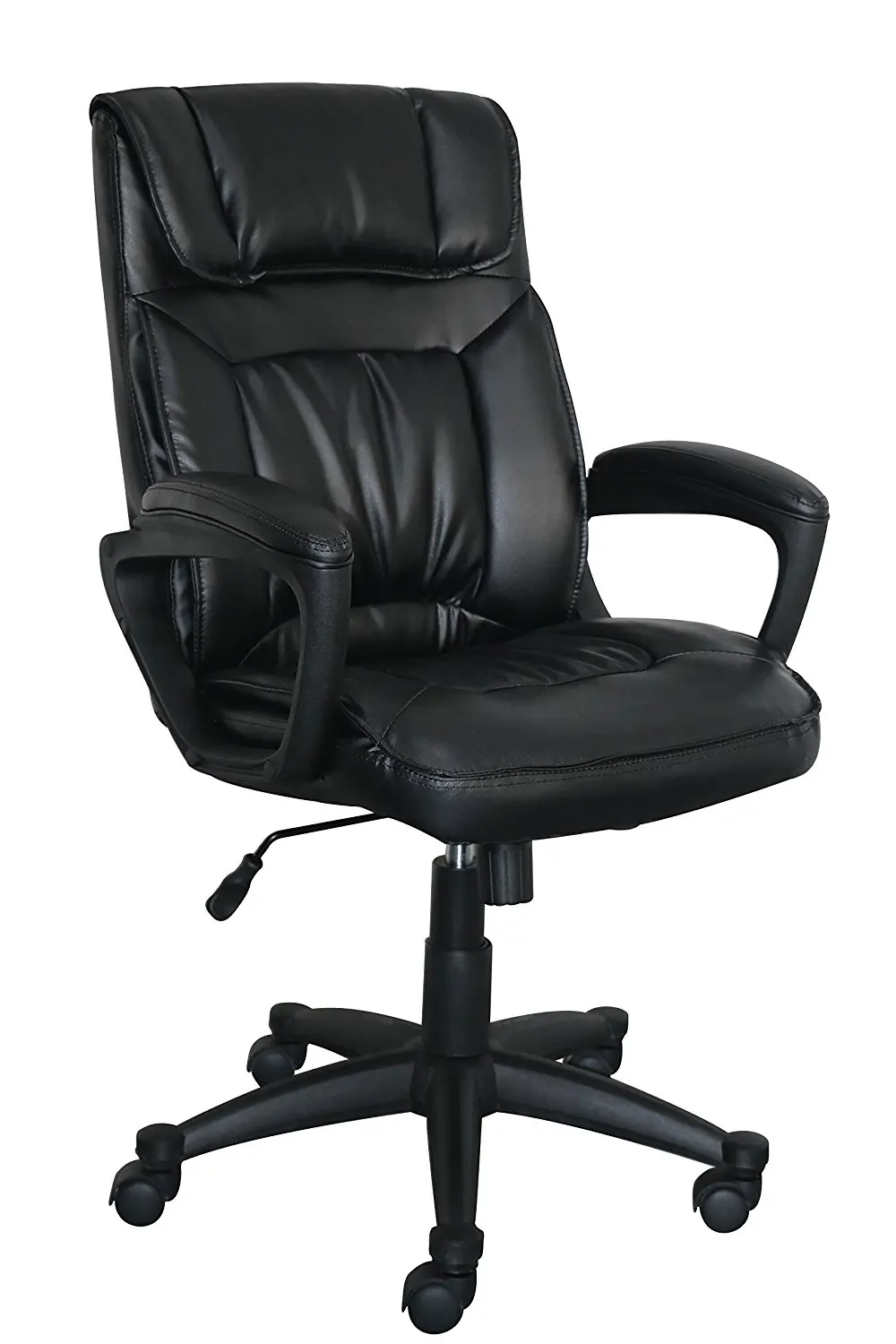 Serta Style Hannah I Office Chair, Bonded Leather, Black