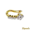 Pure Gold Designer Diamond Nose pin for women