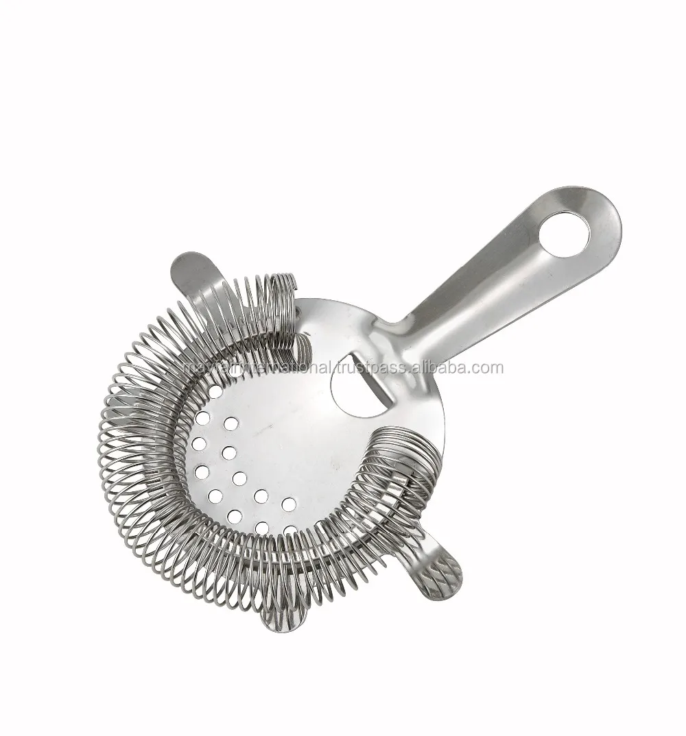 Stainless Steel 4 Prong Bar Strainer Buy Stainless Steel Cocktail