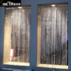 Window Crystal beaded curtains for door decoration living room divider