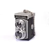 Hot sales retro camera key pendant LED light sounding keychain flash shutter