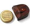 Famous Quote of William Ernest Henley I AM THE MASTER OF MY FATE compass w/case CHCOM736