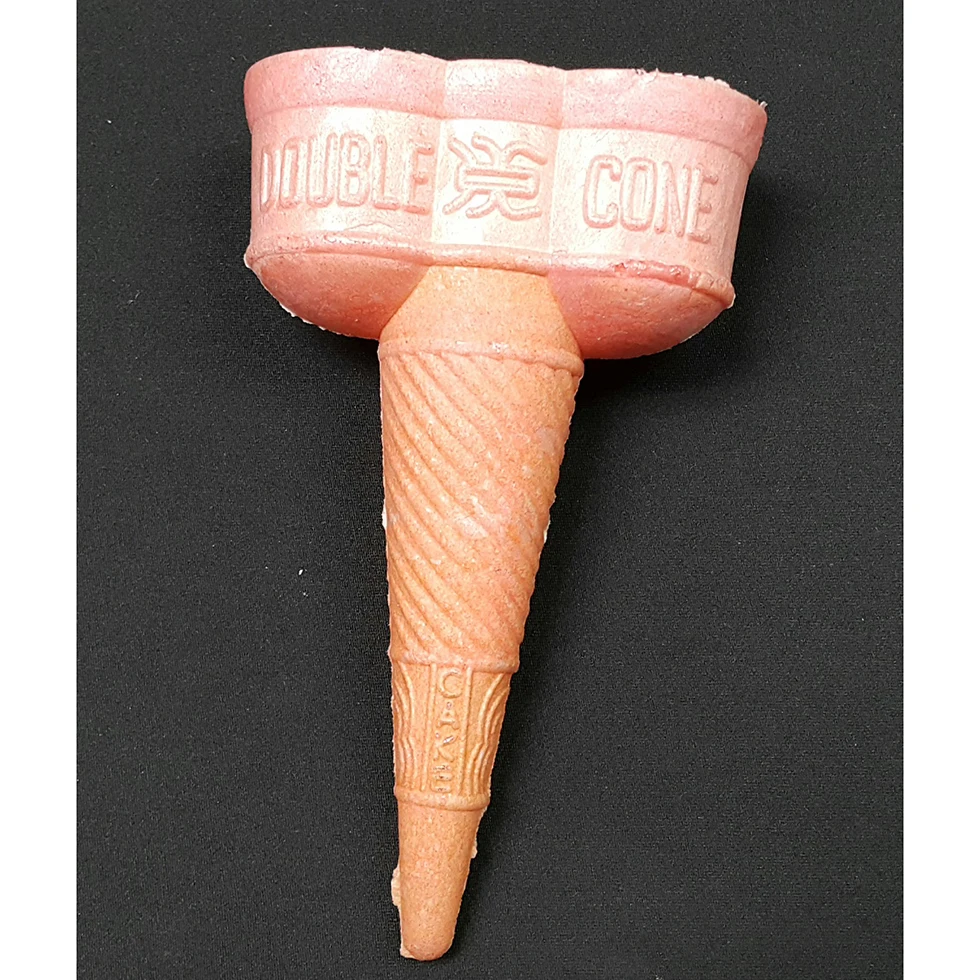 
Double Waffle wafer Ice Cream Cone 