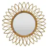 Rattan wicker wall mirror frame wall decorative hanging mirror low cost 2019 wholesale