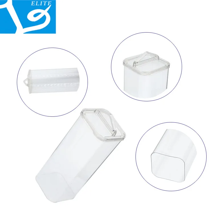 Petg/pvc Clear Plastic Square Tube Packing S Transparent Packaging Tube