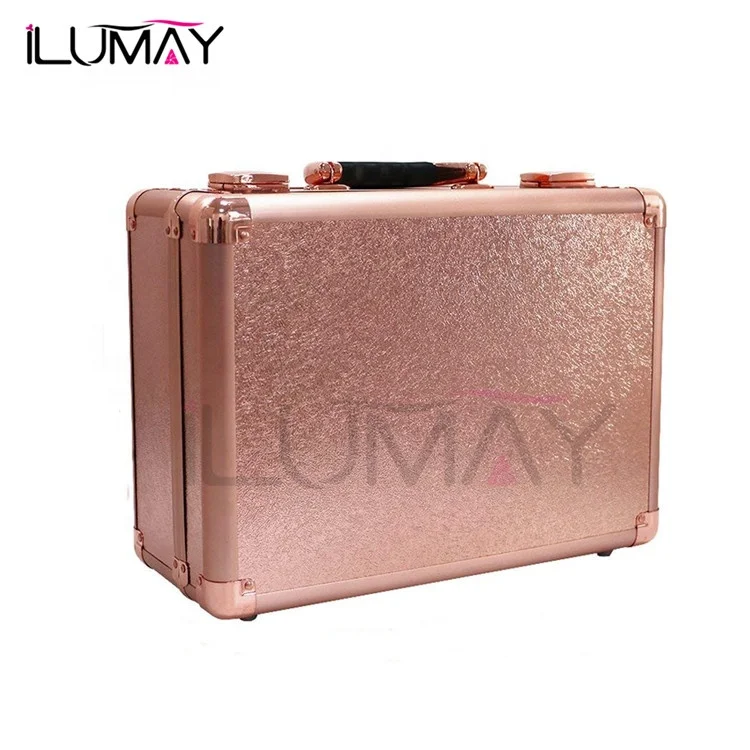 Ilumay Small Led Makeup Train Case / Lighted Travel Portable Cosmetic