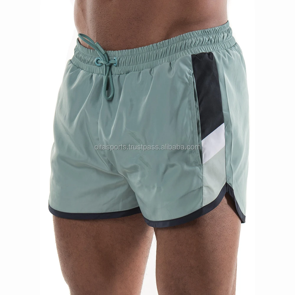 Environmental Recycled Polyester Fabric Men Swimwear Swim Shorts Buy