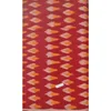 Ikat Patterned White Dupion Silk Fabric Custom