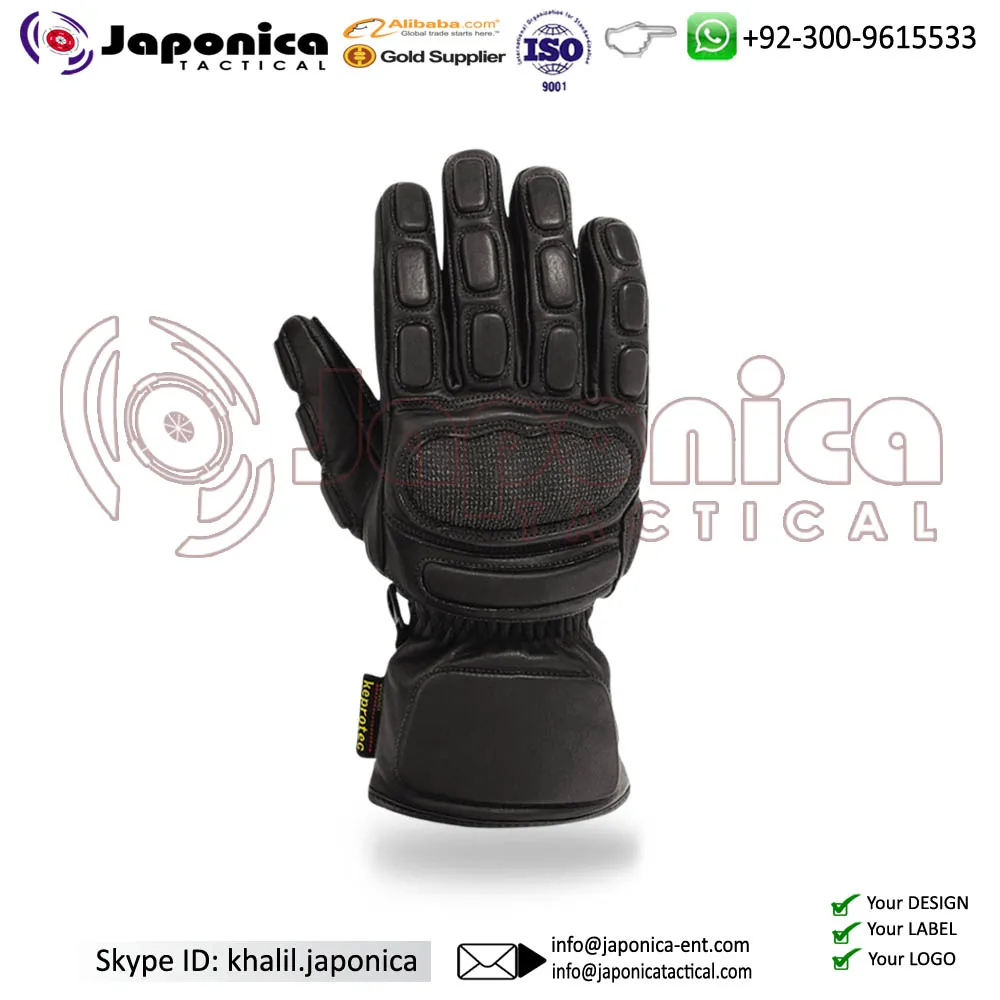 Top Selling Law Enforcement Gloves Outdoor Full Finger Anti Riot Stab