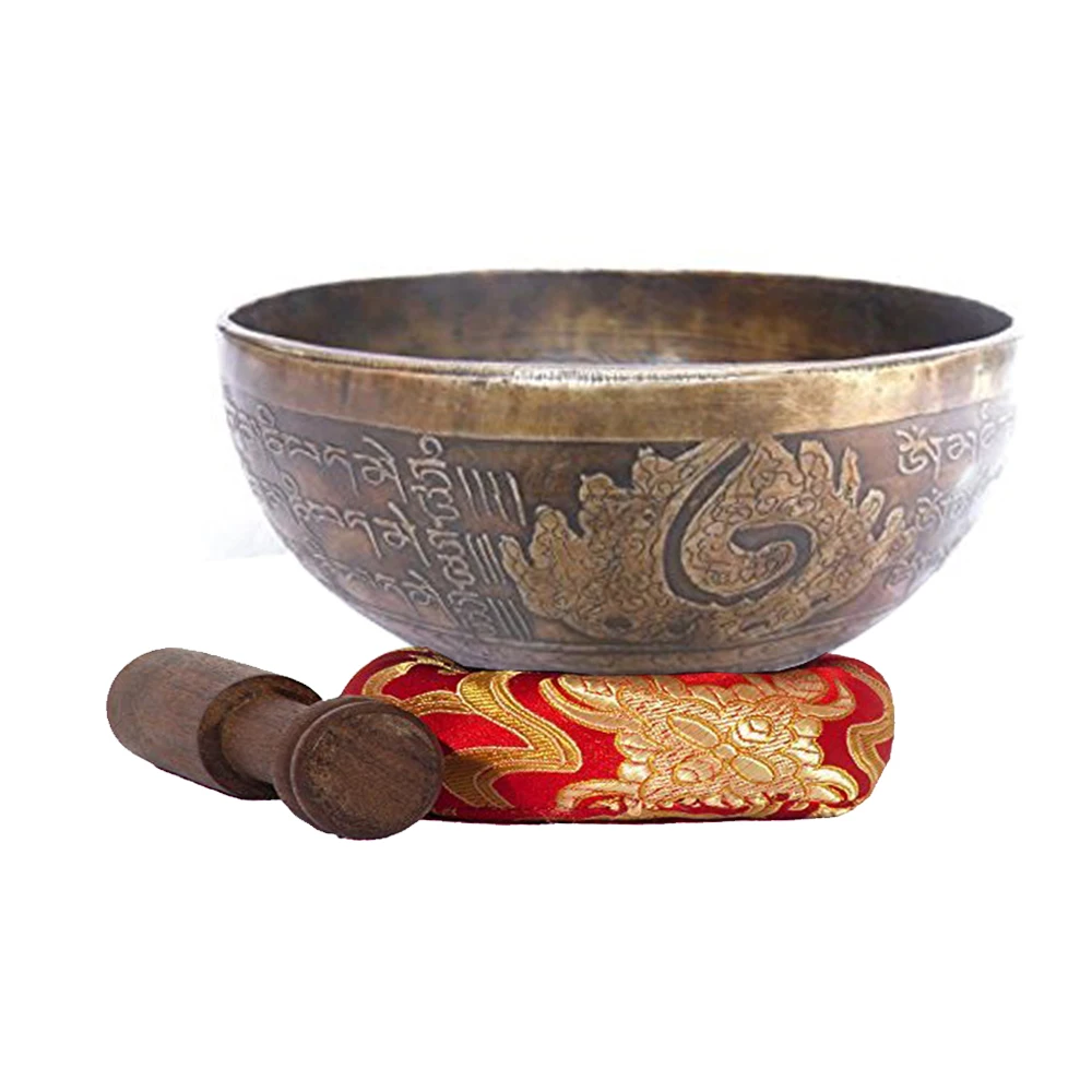 Original Bronze Hammered Beaten Jambati Tibetan Singing Bowl For Sound ...