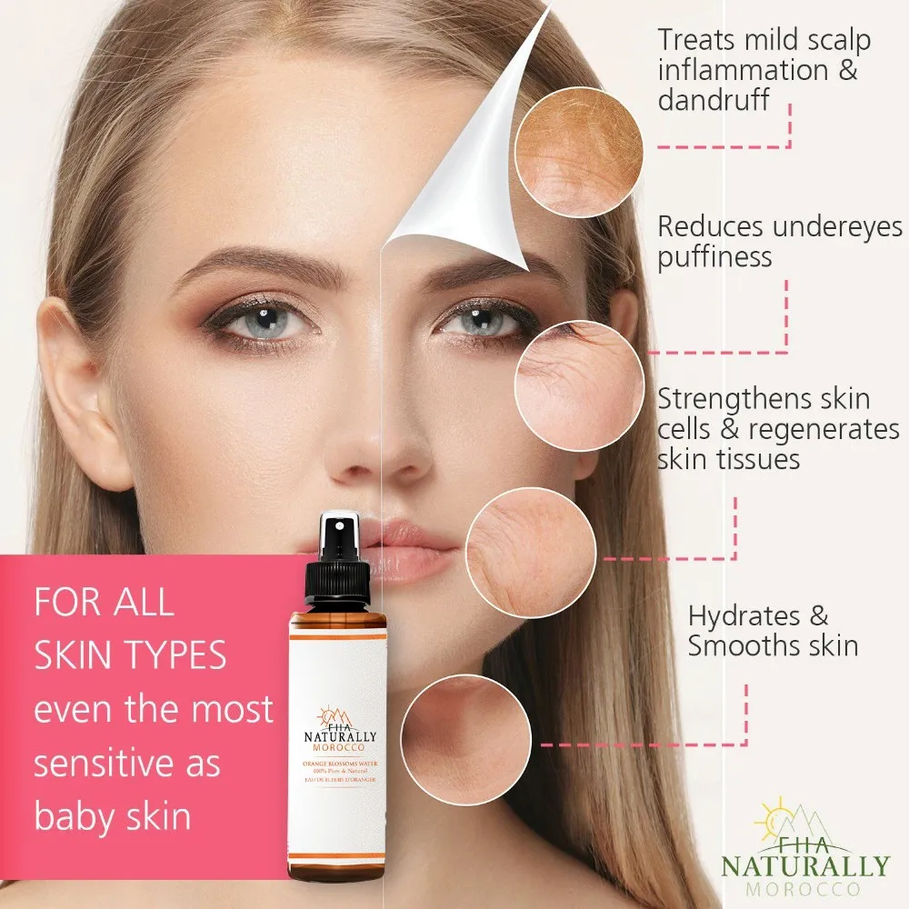 orange blossom water for face