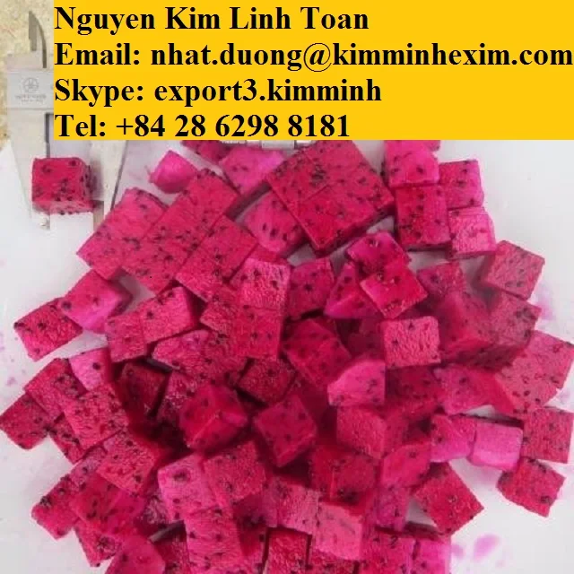 Frozen Dragon Fruit/ Frozen Dragon Fruit Pulp Buy Frozen Dragon Fruit