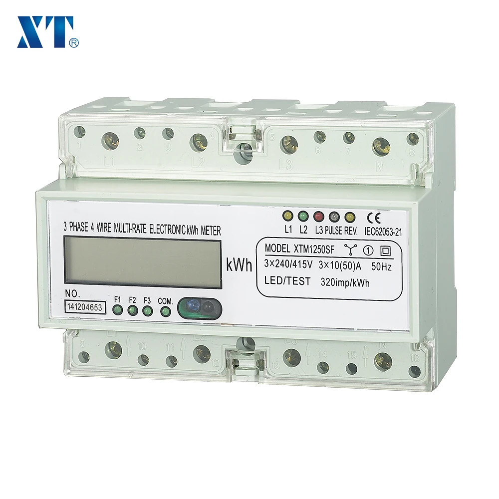 Three Phase Four Wire Bidirectional/gsm Energy Meter /multifunction