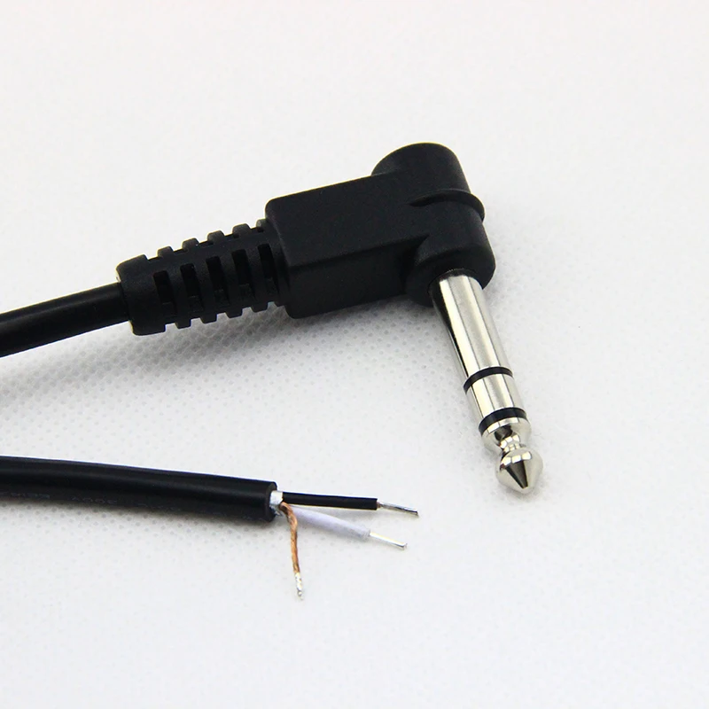 Black 1.2m Nickel Plated Jack Plug Mono 6.35mm Audio Cable Buy Jack Plug Mono 6.35mm,Jack Plug