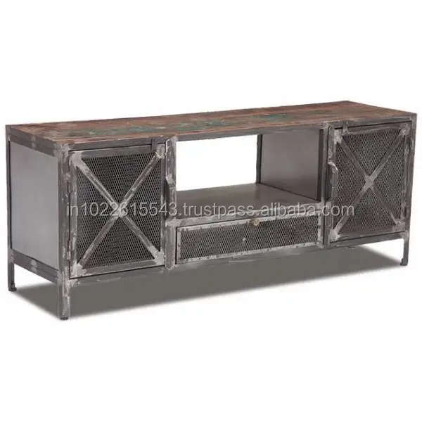Industrial Tv Stand With Drawers Furniture Buy French Industrial Furniture Led Tv Stand Furniture Living Room Lcd Tv Stand Wooden Furniture Product On Alibaba Com