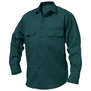 work wear uniform/ long sleeve cotton twill work shirts work wear uniform/ long sleeve cotton twill work shirts