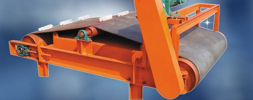 Magnetic Hanging Overhead Crossbelt Conveyors - Buy Magnetic Conveyors ...