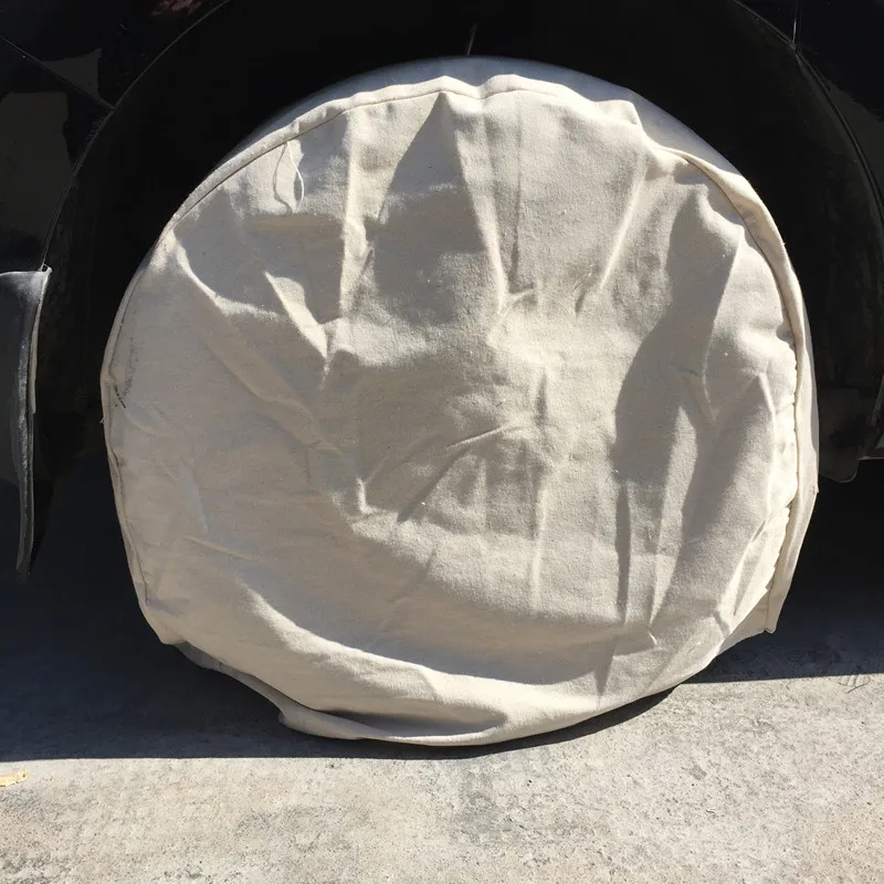 Set Of 4 Canvas Wheel Tire Covers For Auto Truck Car Camper Buy