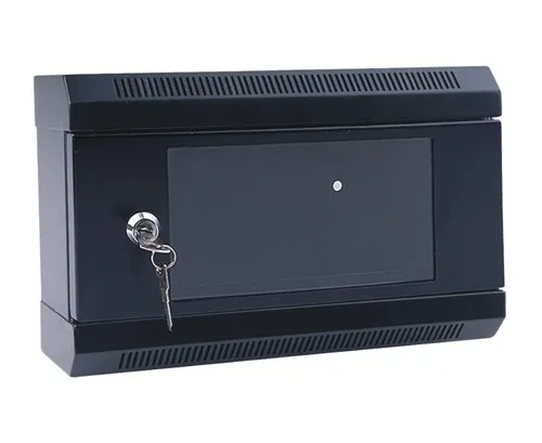 Small 10 Inch Wall Mount Cabinet - 4U Mini Server Rack with Toughened ...