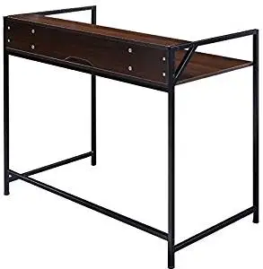 K&A Company Writing Computer Desk Table Home Office Laptop Furniture Workstation Side Storage Drawer Modern Simplistic Durable Wood