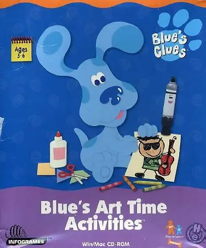 Blue's Clues Art Time Activities.