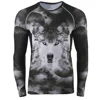 long sleeve bjj rash guard Direct marketing custom sports printing rashguard diving compression rash guard