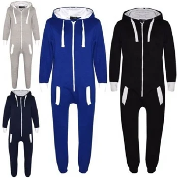 mens fleece jumpsuit
