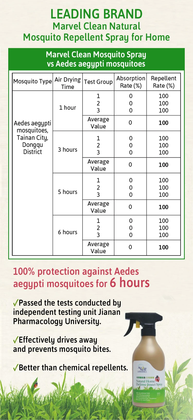 Natural Essential Oil Mosquito And Bug Killer Spray No Harmful