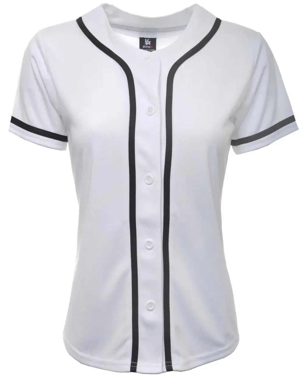 white baseball jersey shirt