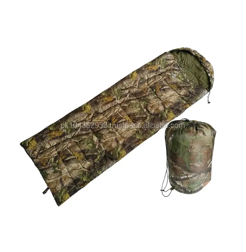 camo sleeping bag