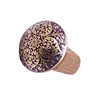 Vintage Brass Etched knobs Bottle Stoppers With Cork [CBS 247]