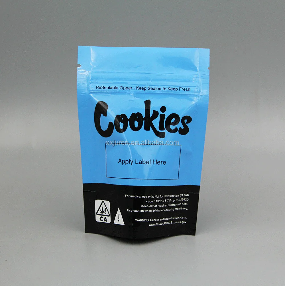 Custom Cookies Weed Packaging Bag Plastic Stand Up Ziplock Packaging Bags Buy Cookies Weed