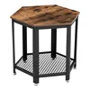 VASAGLE cheap unique accent modern furniture wood sofa bed coffee and side tables for living room,bedroom