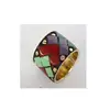 Napkin Ring with Resin mosaic available in other colours