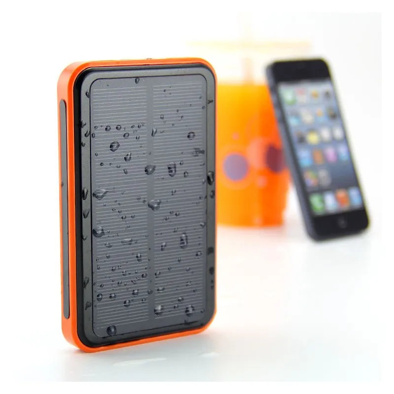 Solar Charger 10000mah Outdoor Portable Charger Solar Power Bank Dual