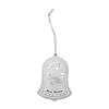 Etched Custom Jingle Bells Shape Metal Christmas Tree Ornament and Decoration