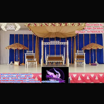 Superb Design Wedding Swing Set With Umbrella,Mehndi Stage Decoration With Swing,Stage Sankheda Swing Set , Buy Swing Jhoola,Indian Wedding