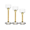 Glass Candlestick Gold Wedding Decoration Atmosphere Table Candle Holders