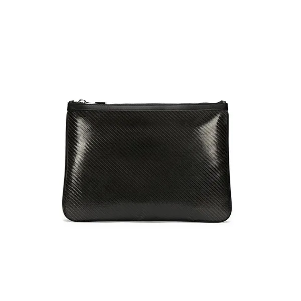 black simple handbag