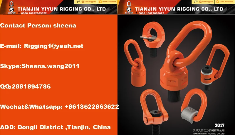 Rud Vlbg M42 Hoist Ring Swivel Joint Oem G80 Lifting Screw Point - Buy ...